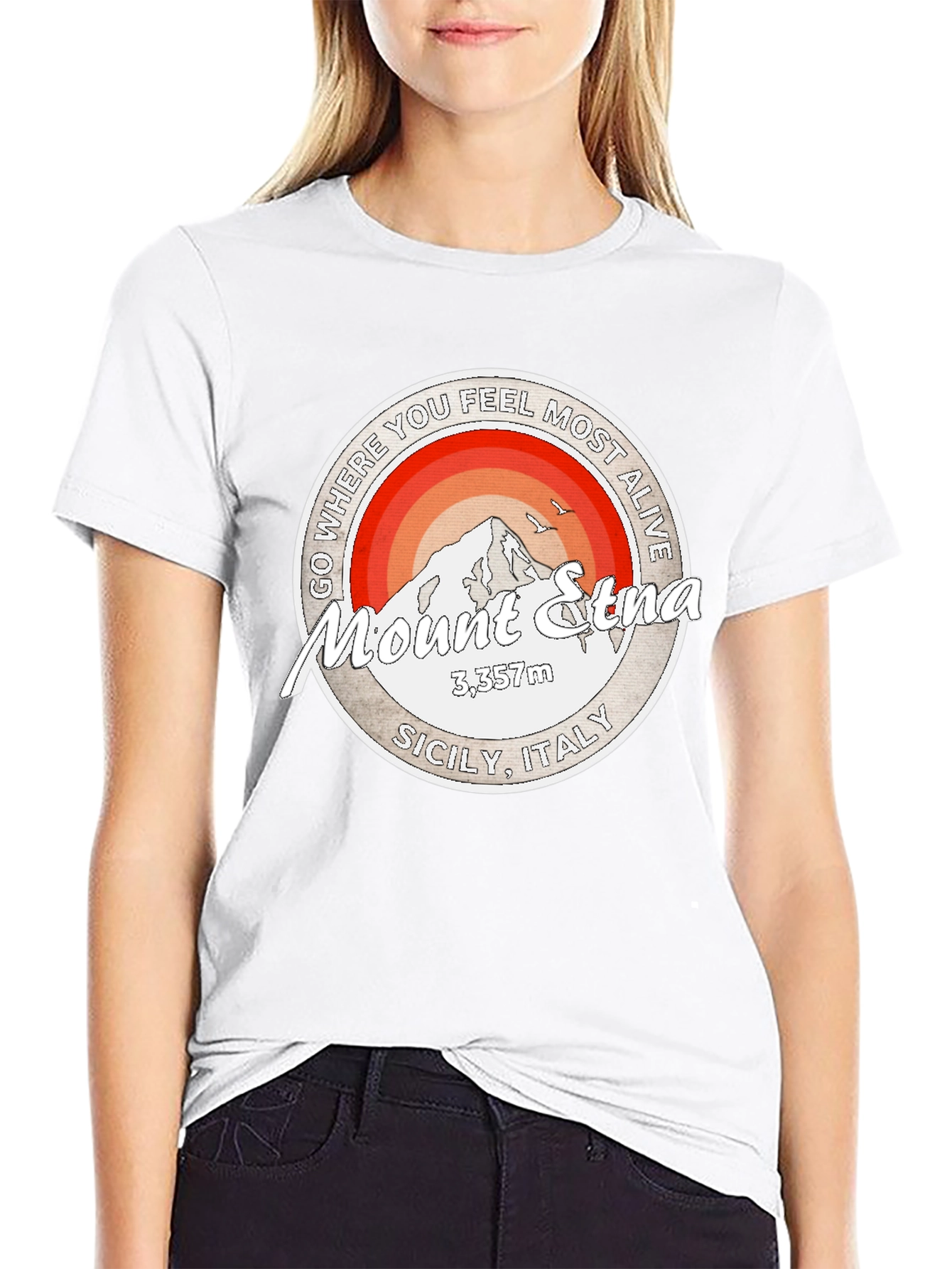 Mount Etna Graphic T-Shirt - Adventure Ready