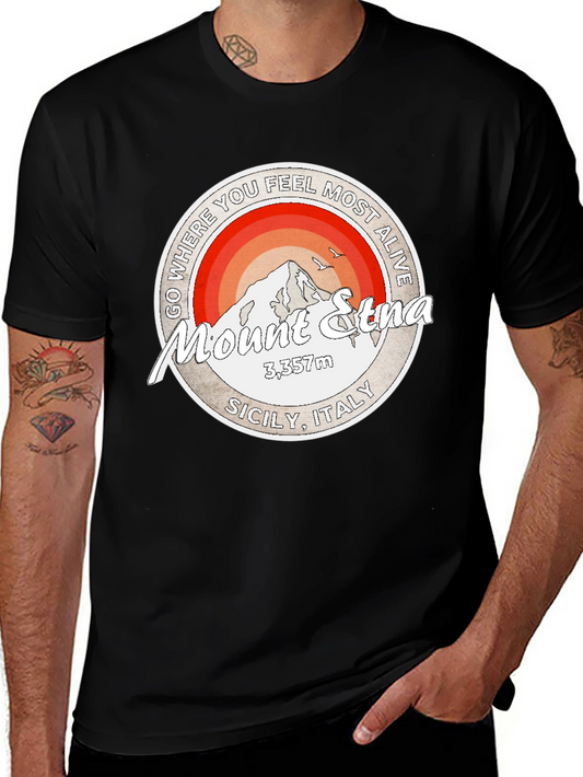 Mount Etna Graphic T-Shirt - Adventure Ready