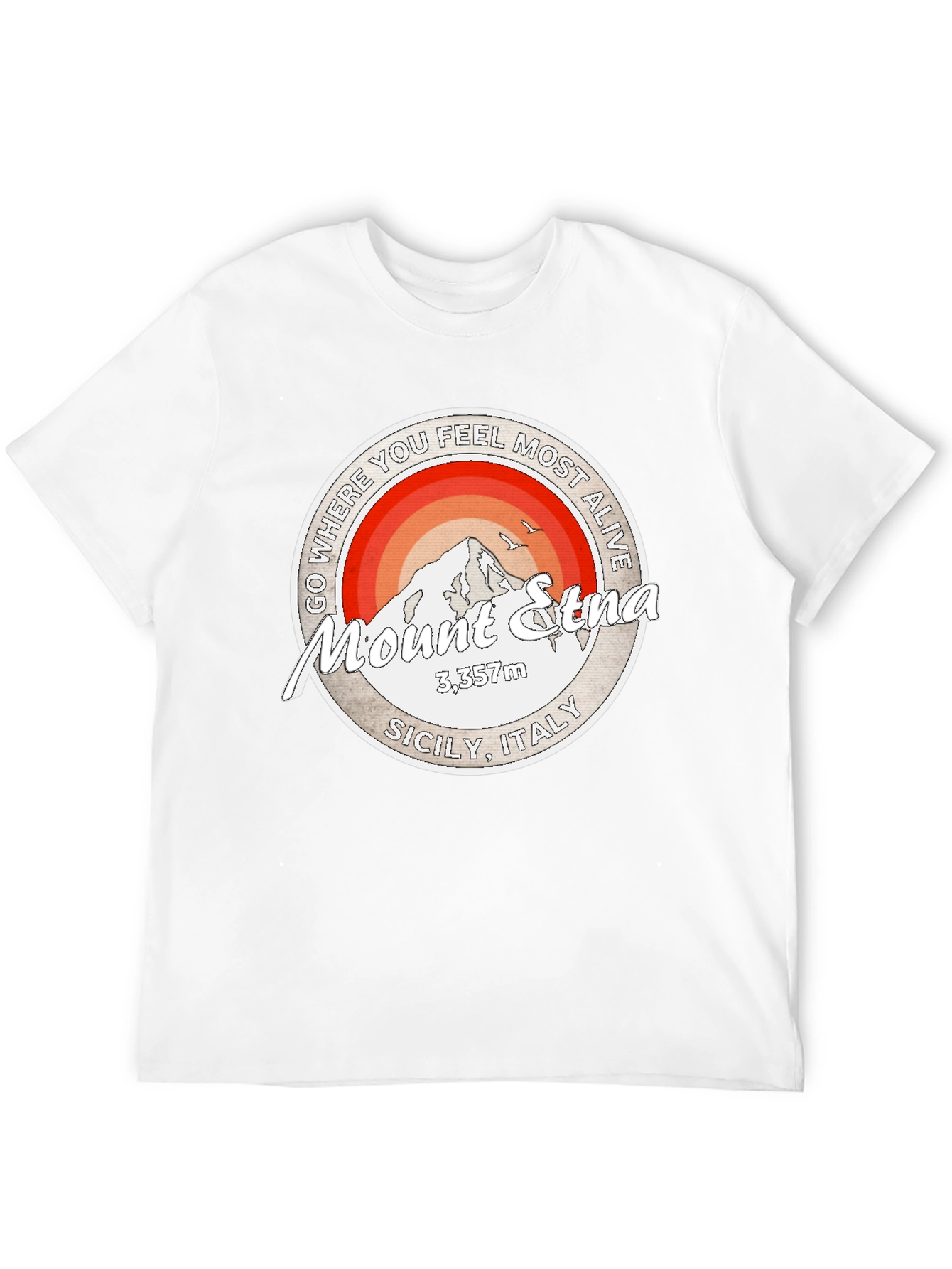 Mount Etna Graphic T-Shirt - Adventure Ready