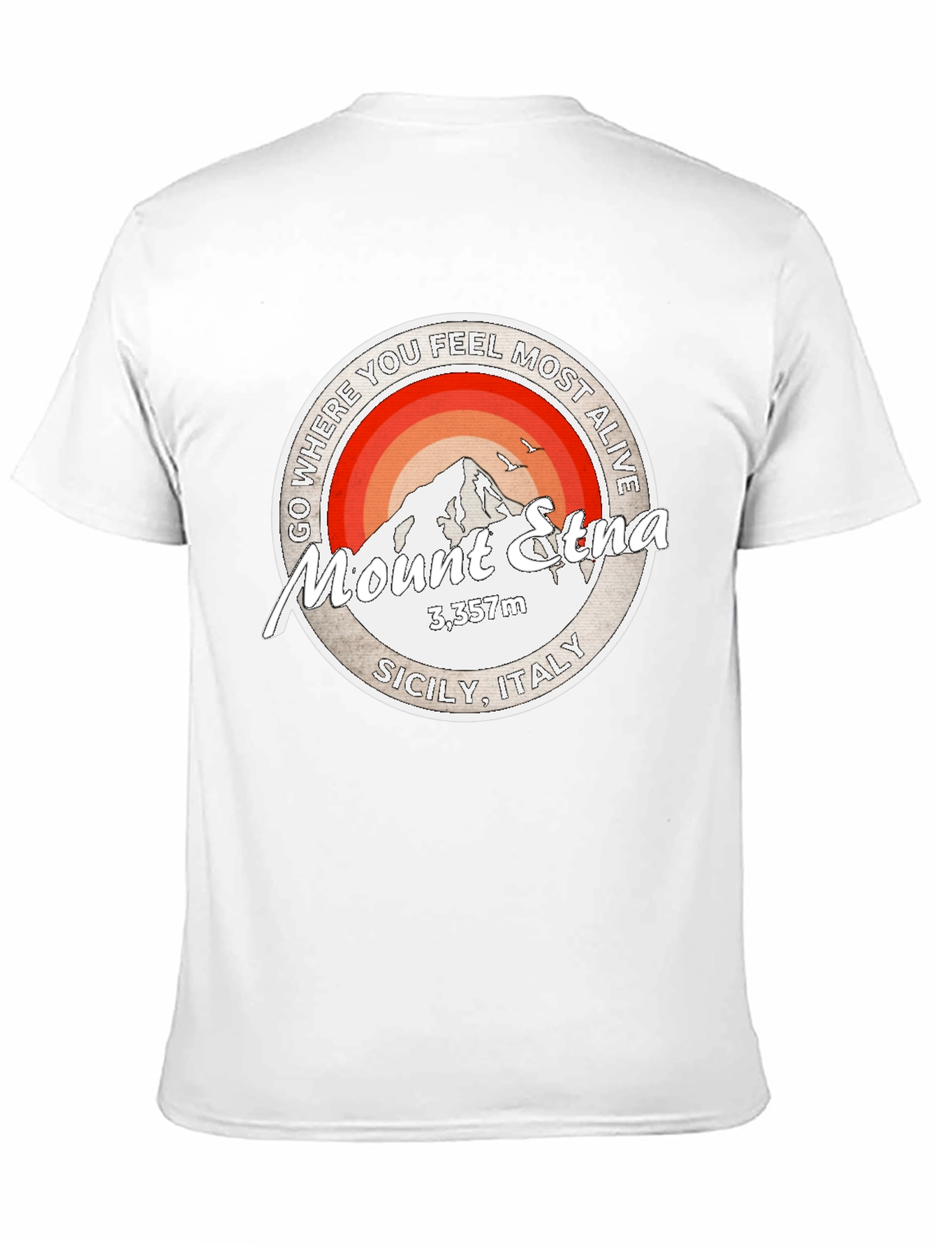 Mount Etna Graphic T-Shirt - Adventure Ready