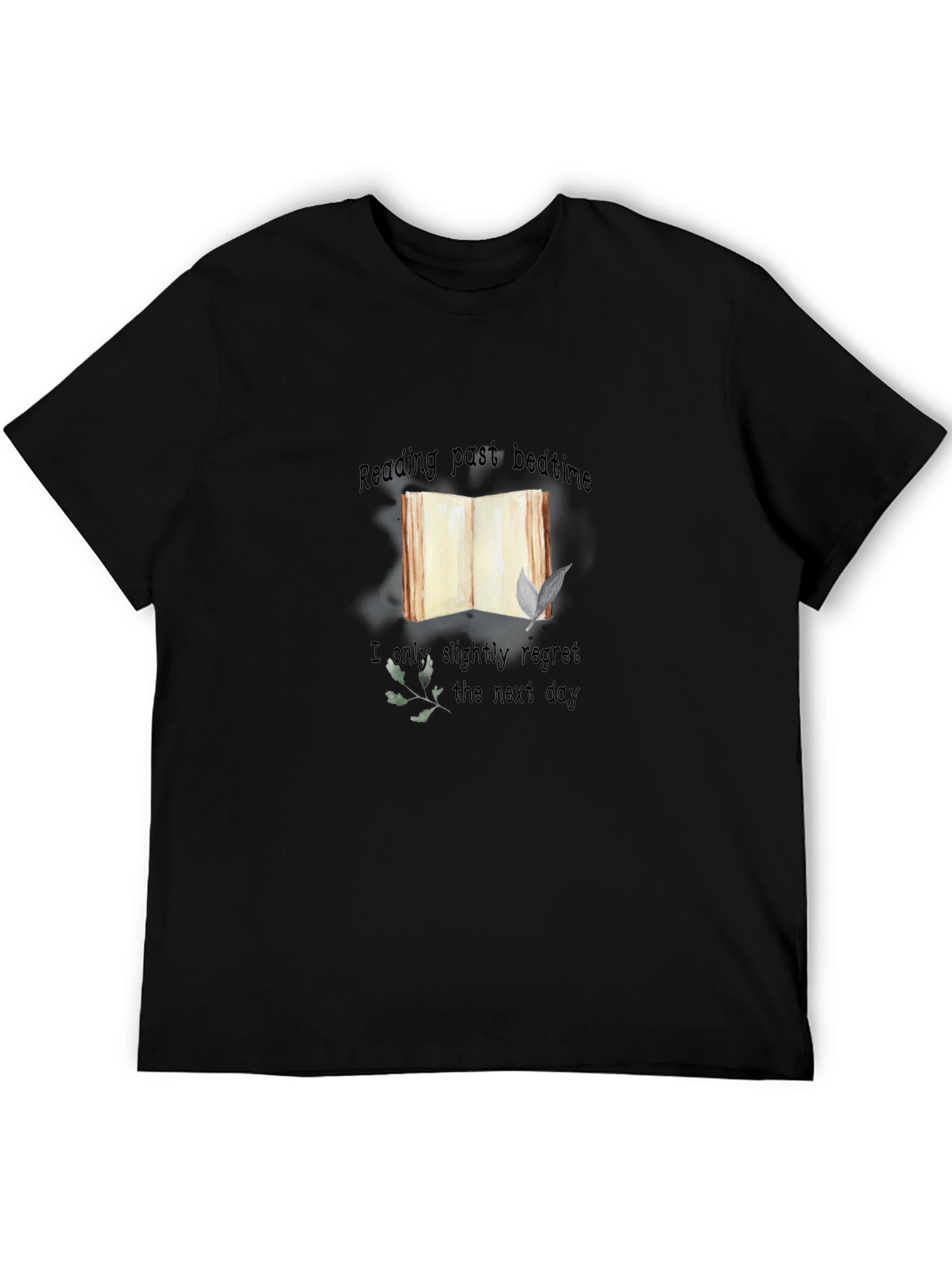 Book Lovers Tee: Reading Past Bedtime Shirt