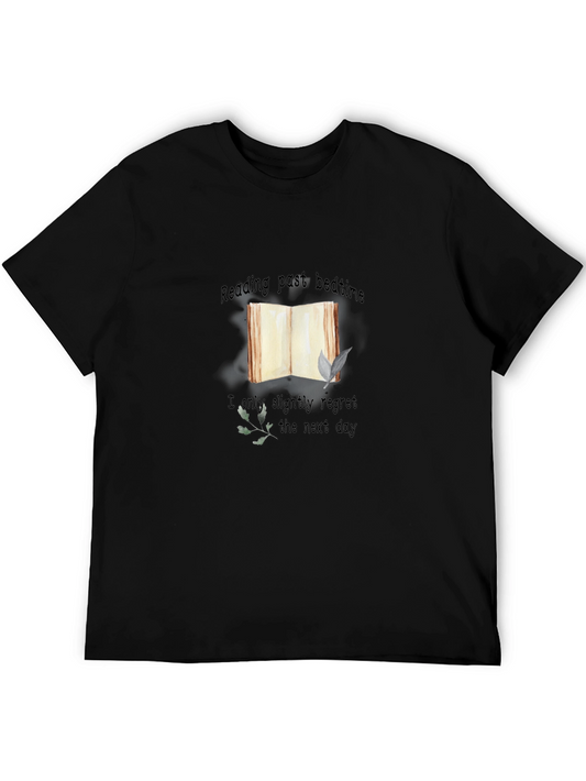Book Lovers Tee: Reading Past Bedtime Shirt