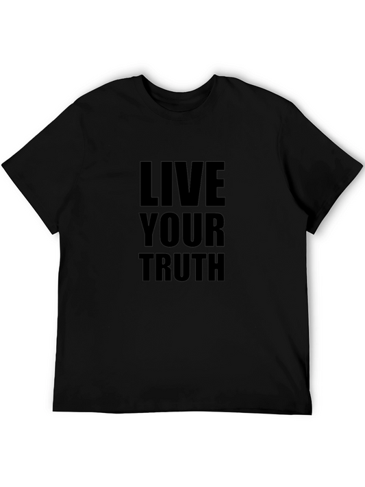 Live Your Truth Graphic Tee - Black