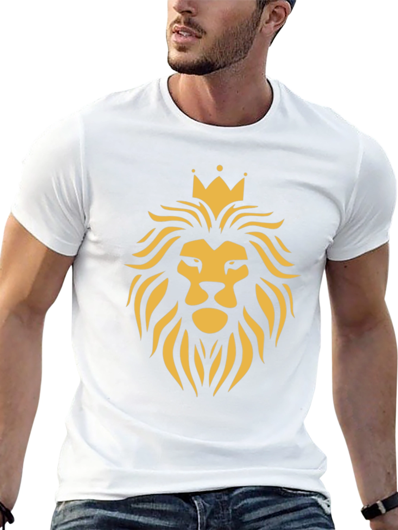 Lion King Graphic Tee - Bold Black T-Shirt