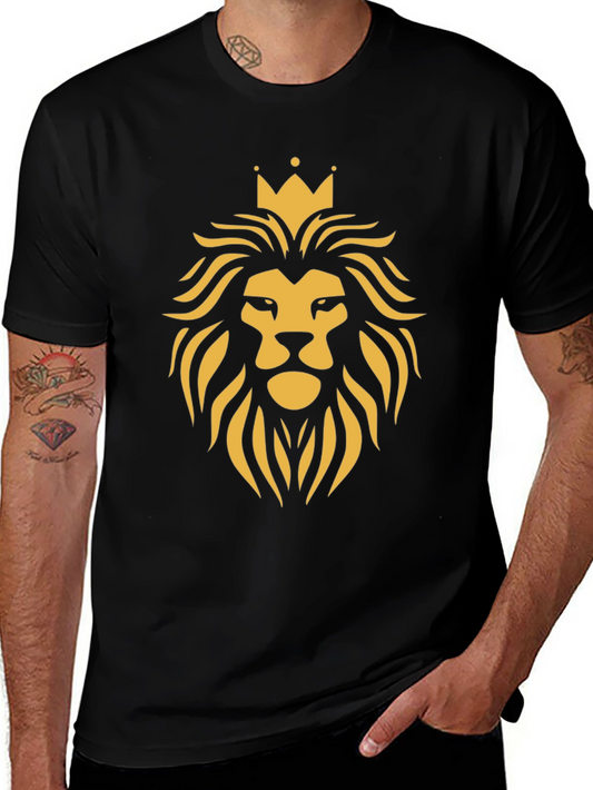 Lion King Graphic Tee - Bold Black T-Shirt