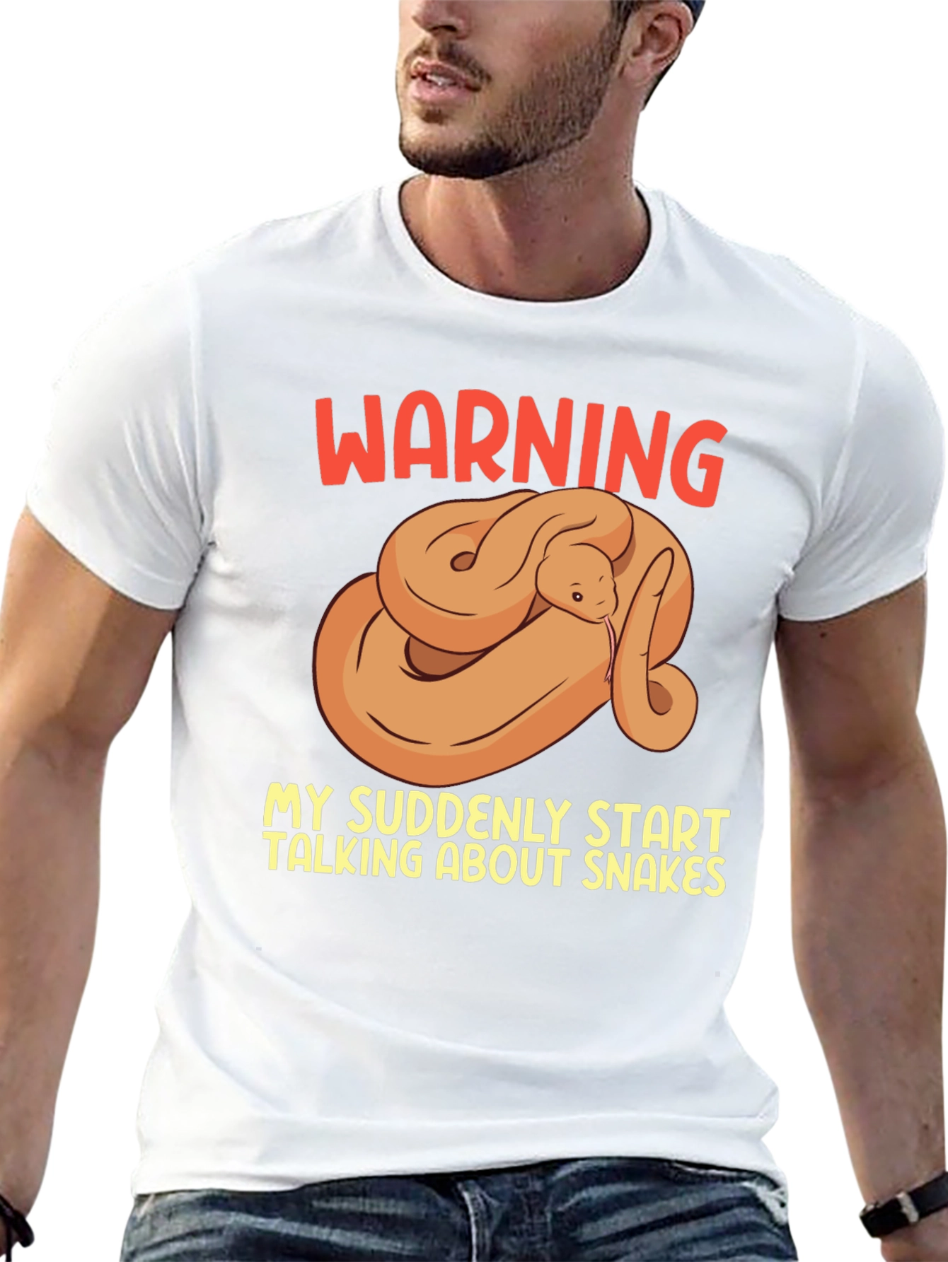 Warning: May Suddenly Talk About Snakes T-Shirt