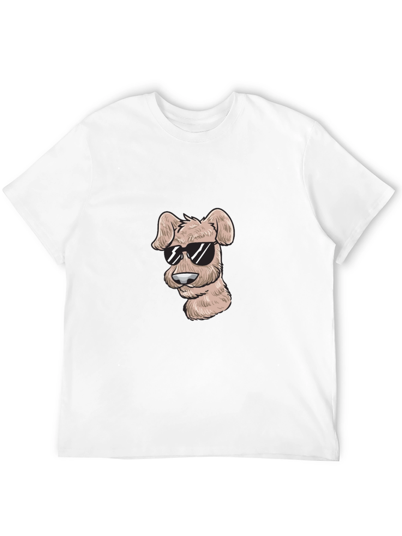 Cool Dog Graphic T-Shirt - Black