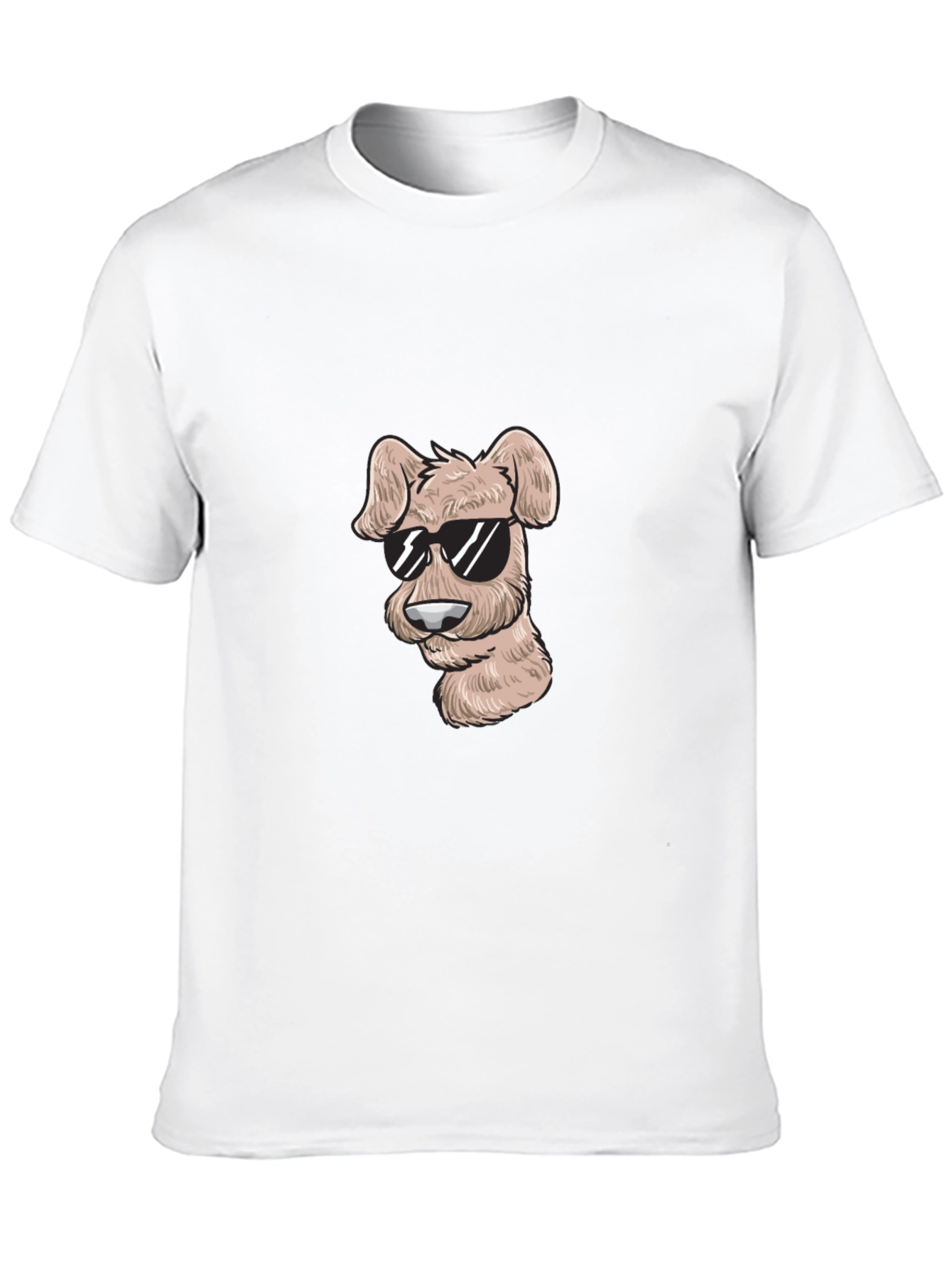 Cool Dog Graphic T-Shirt - Black