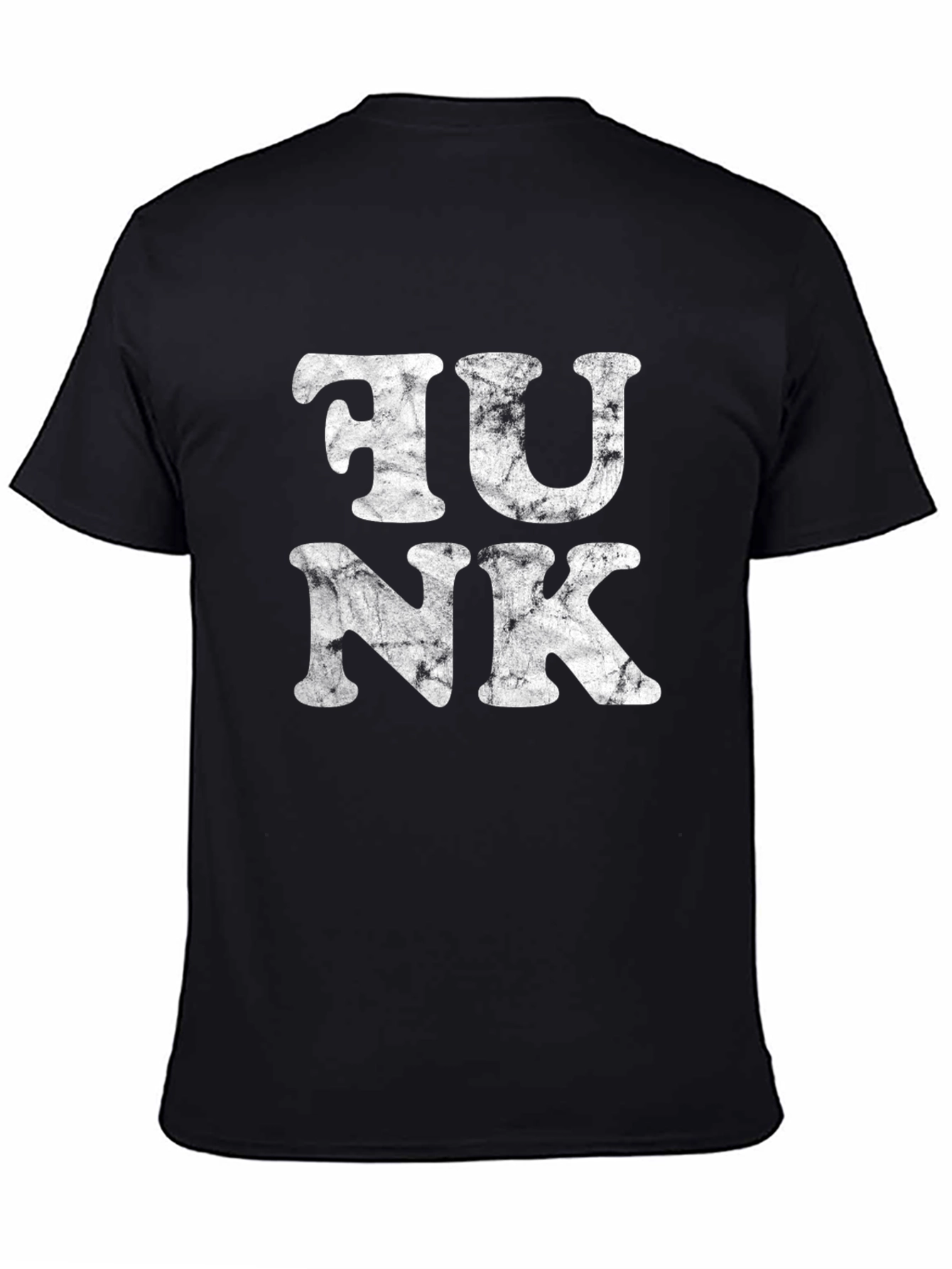 Funky Distressed Graphic T-Shirt