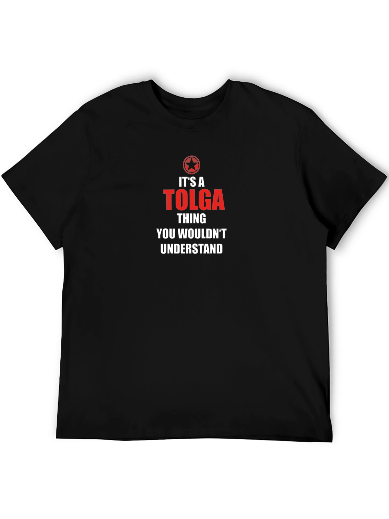 Its a TOLGA Thing T-Shirt - Black