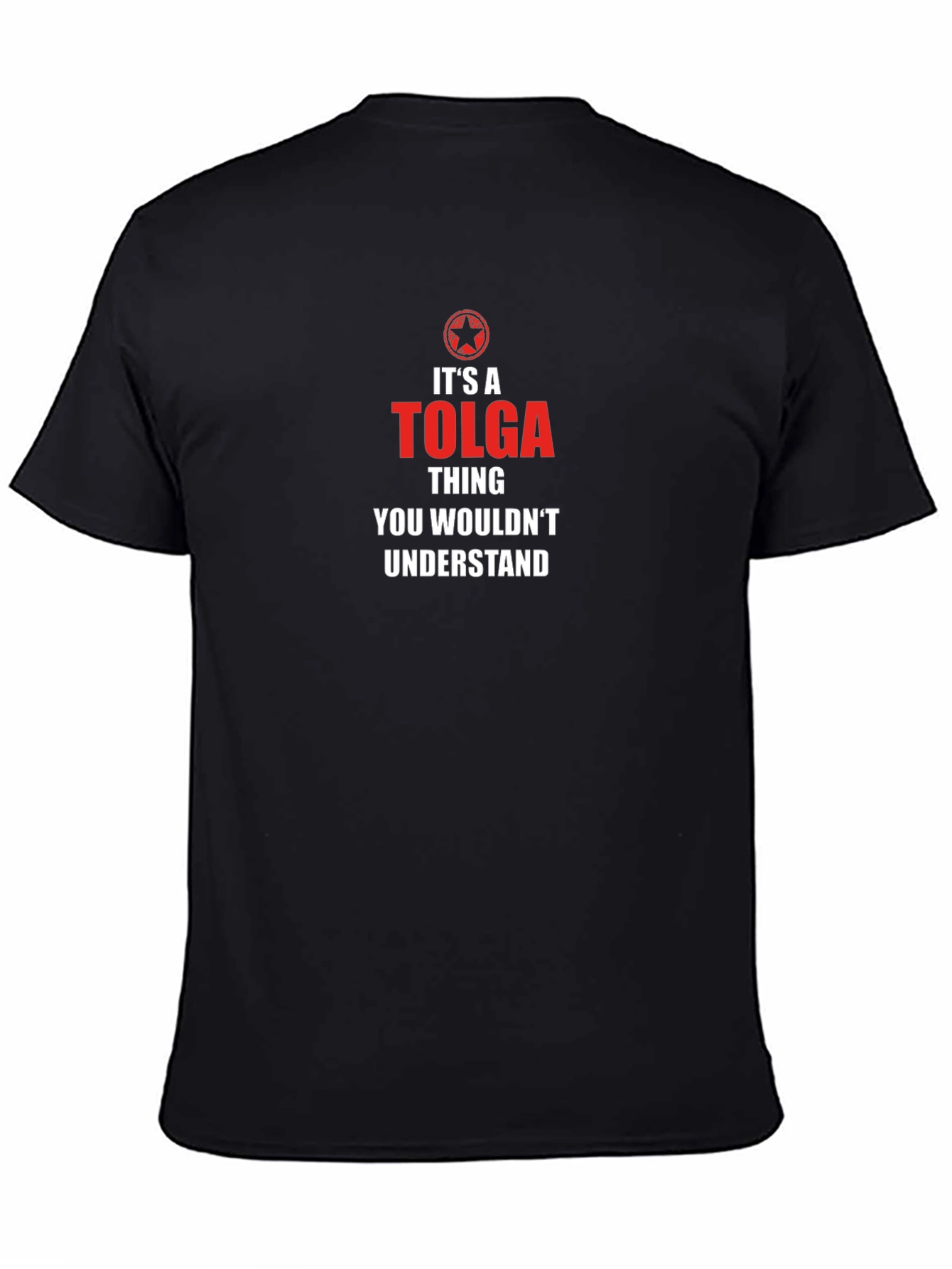 Its a TOLGA Thing T-Shirt - Black