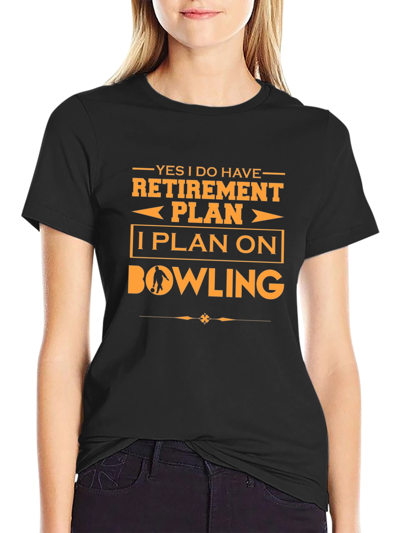 Bowling Retirement Plan Graphic Tee