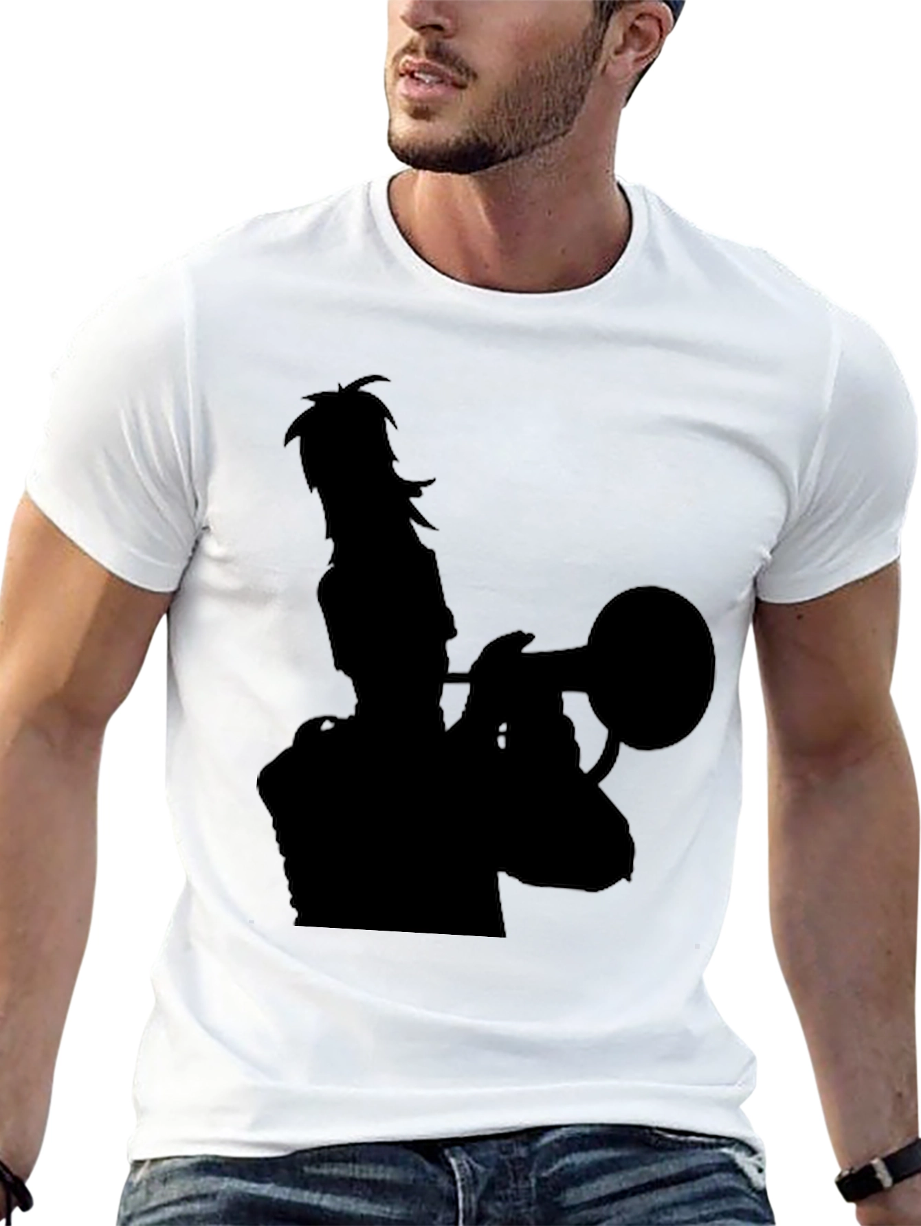 Musician Silhouette Black T-Shirt