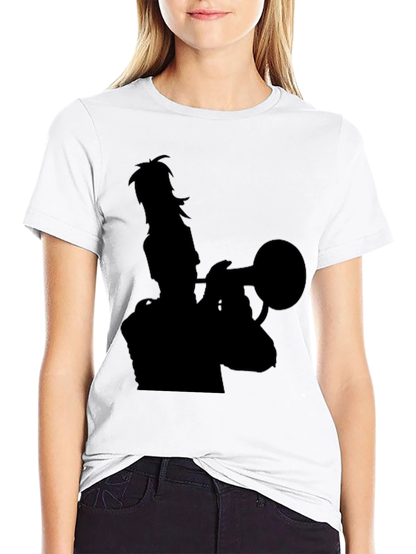 Musician Silhouette Black T-Shirt