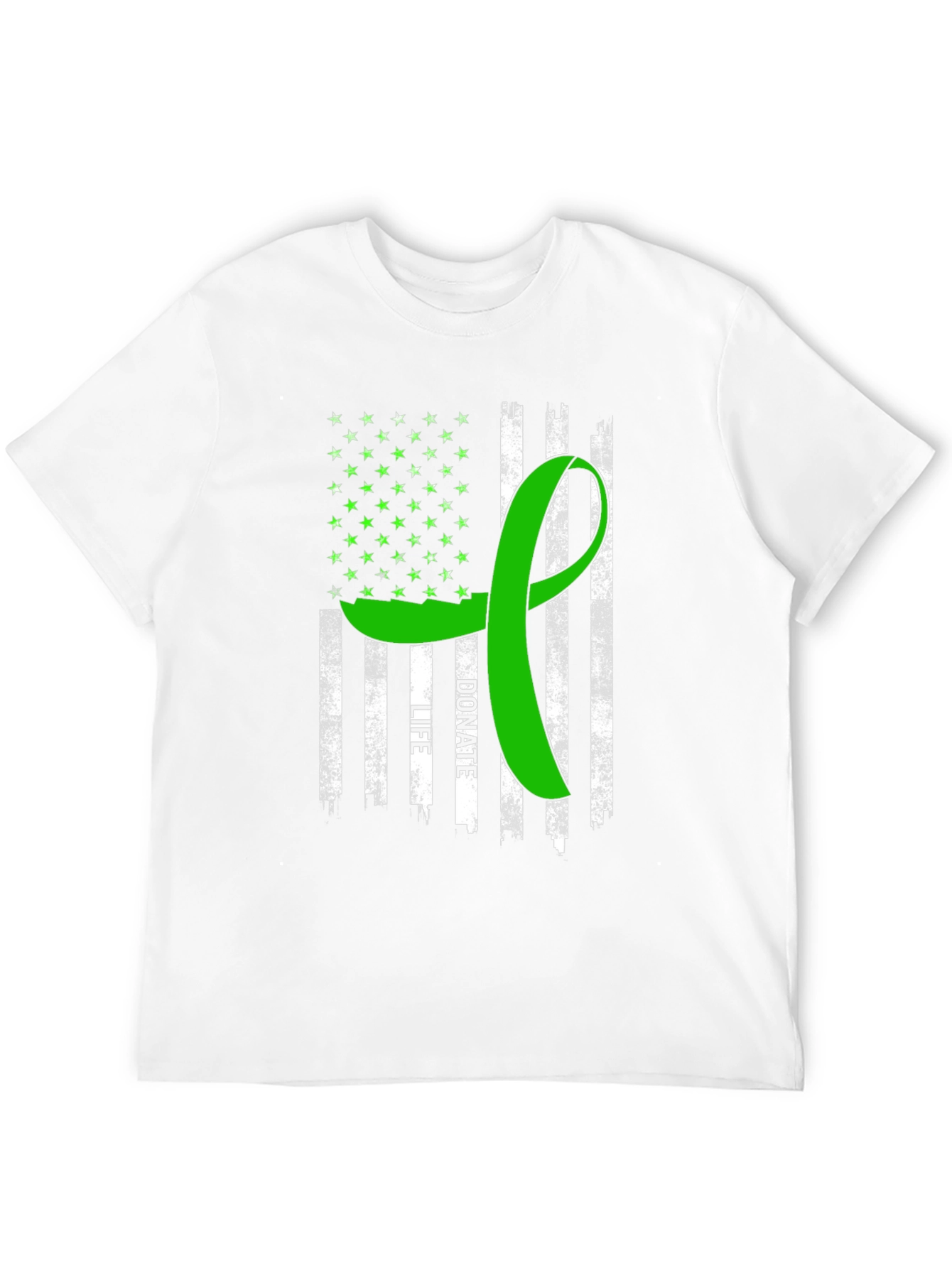 Donate Life American Flag T-Shirt
