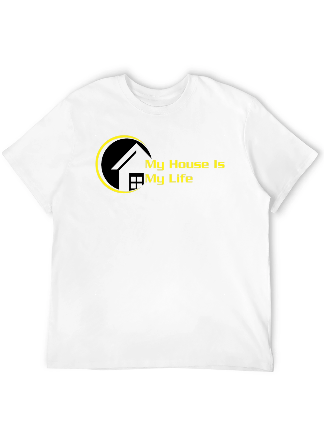 My House Is My Life Black T-Shirt