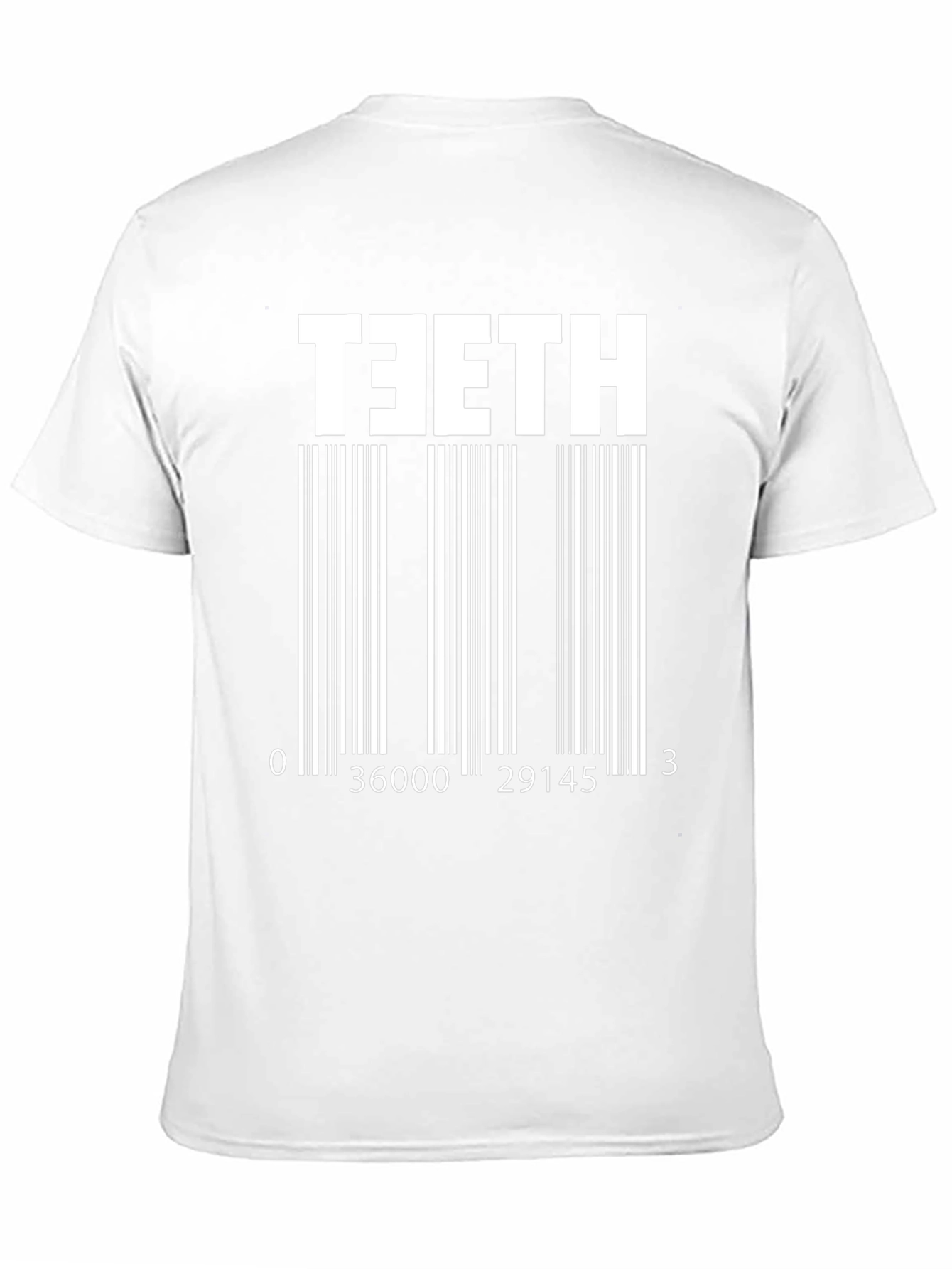 TEETH Barcode Novelty T-Shirt