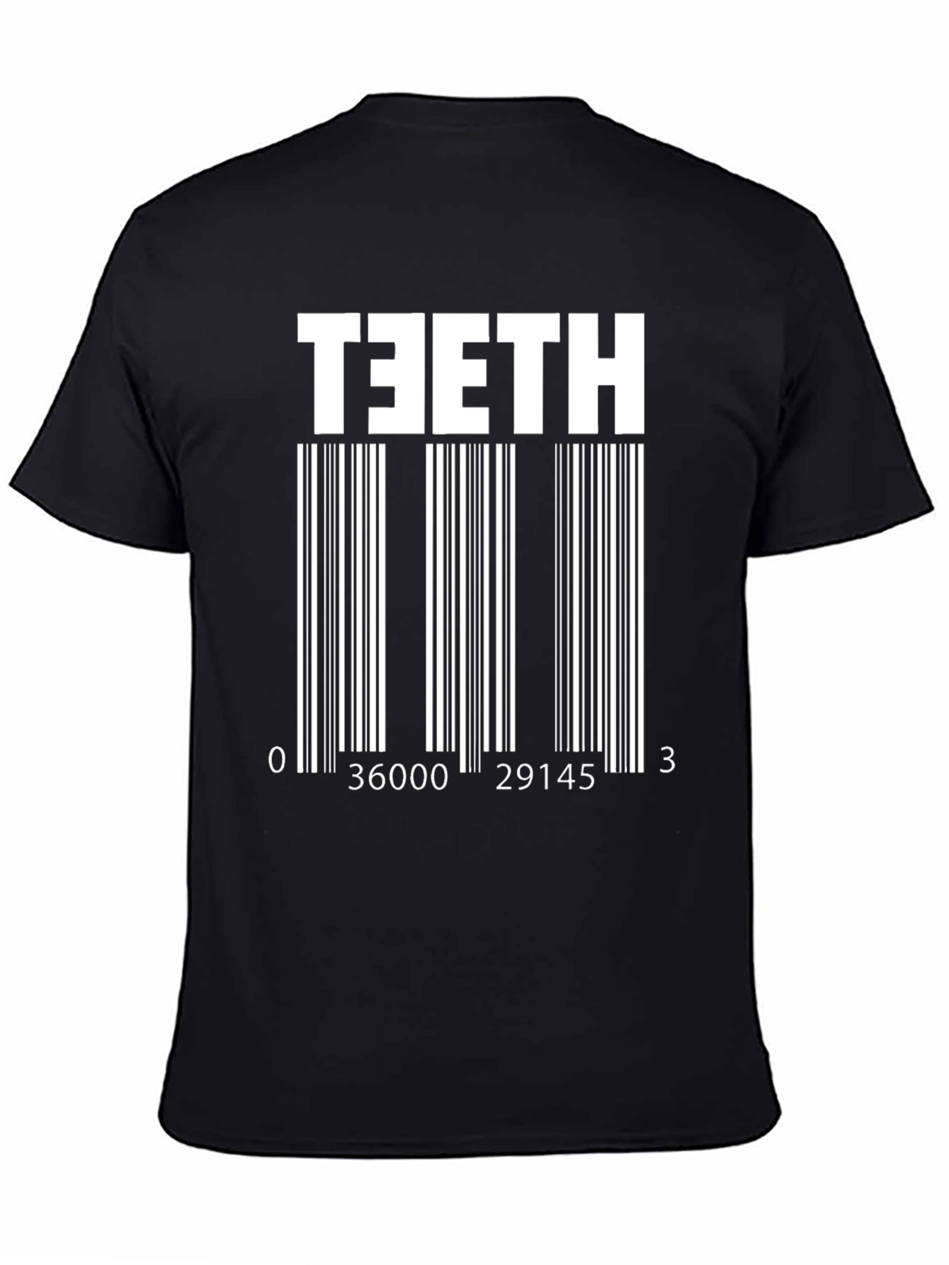 TEETH Barcode Novelty T-Shirt