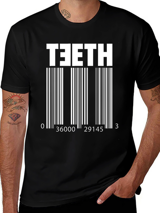 TEETH Barcode Novelty T-Shirt