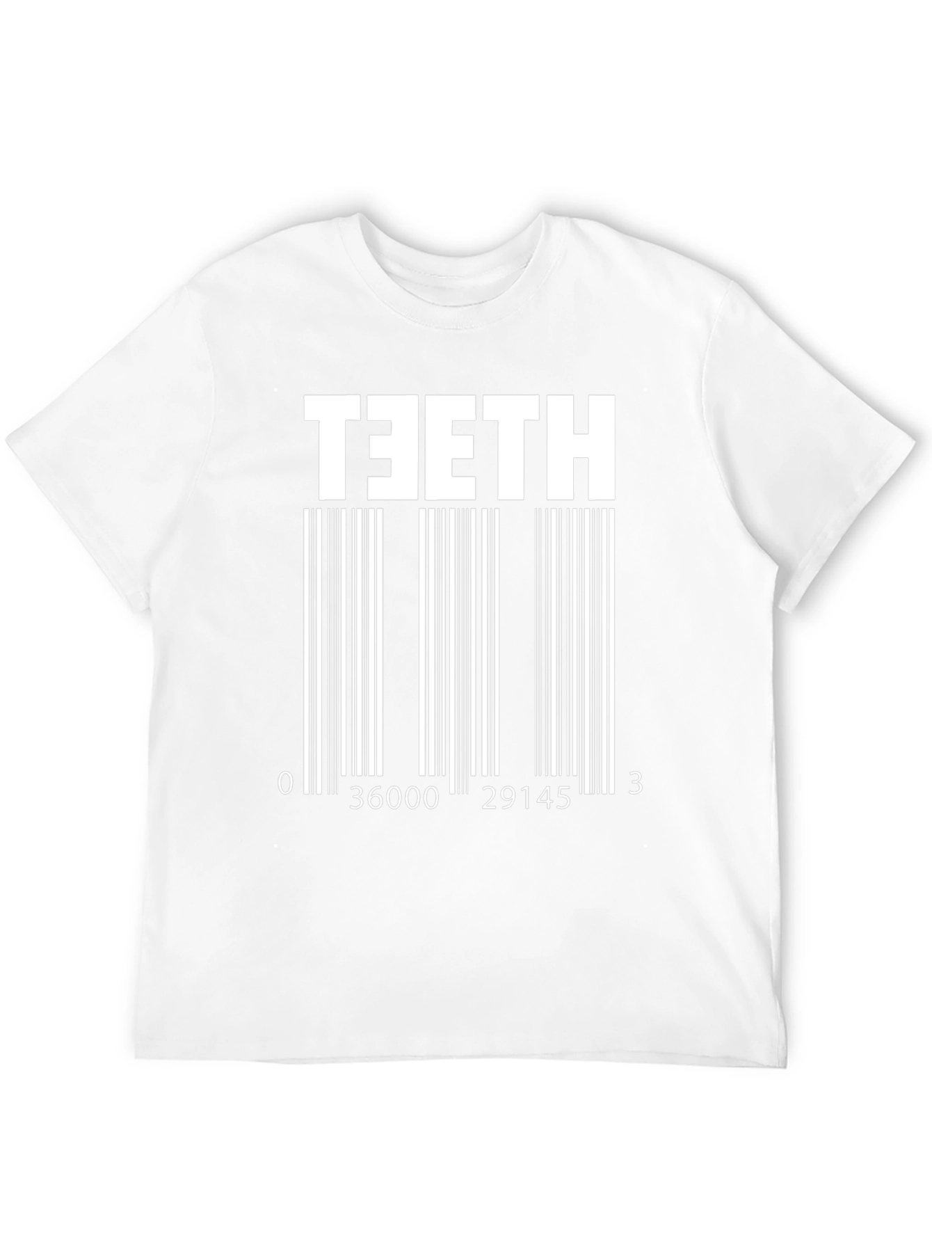 TEETH Barcode Novelty T-Shirt