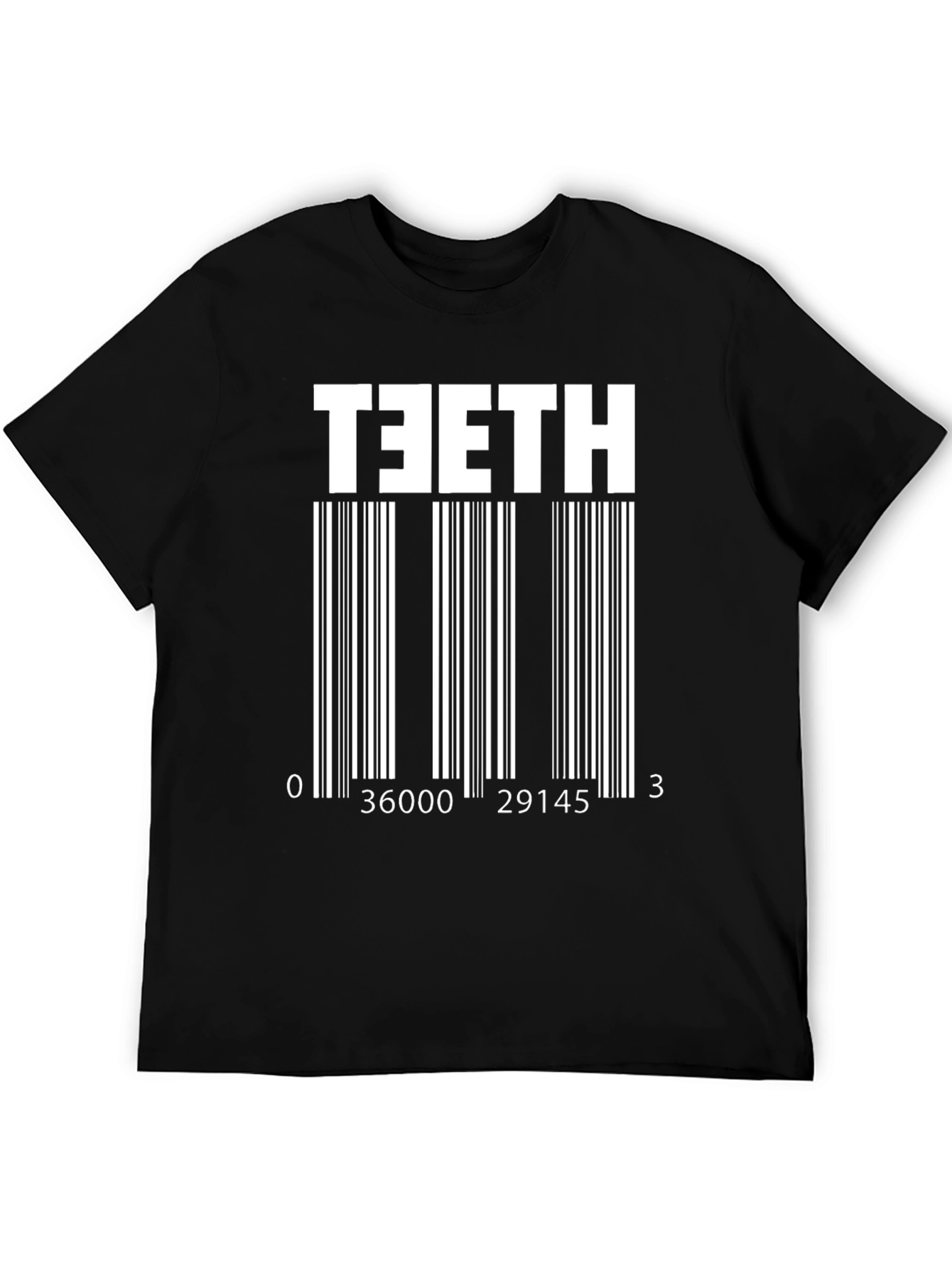 TEETH Barcode Novelty T-Shirt