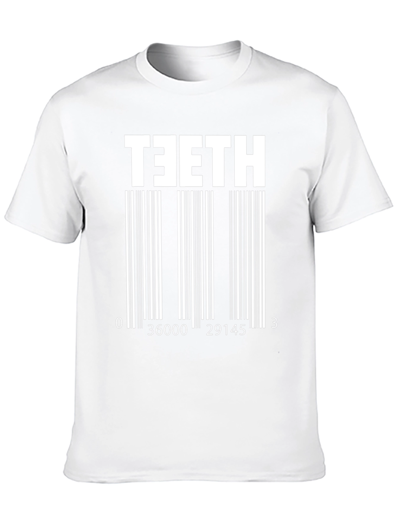 TEETH Barcode Novelty T-Shirt
