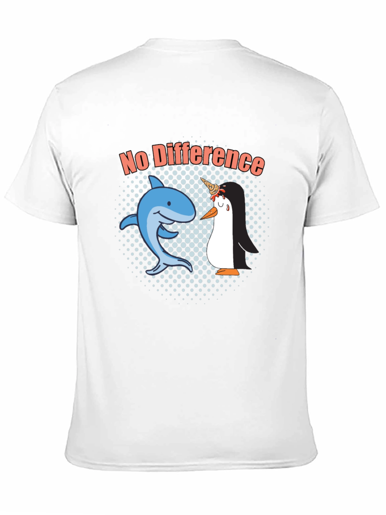 No Difference Shark Penguin Graphic Tee