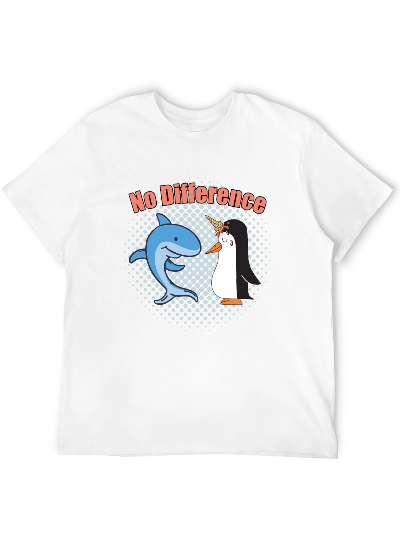 No Difference Shark Penguin Graphic Tee