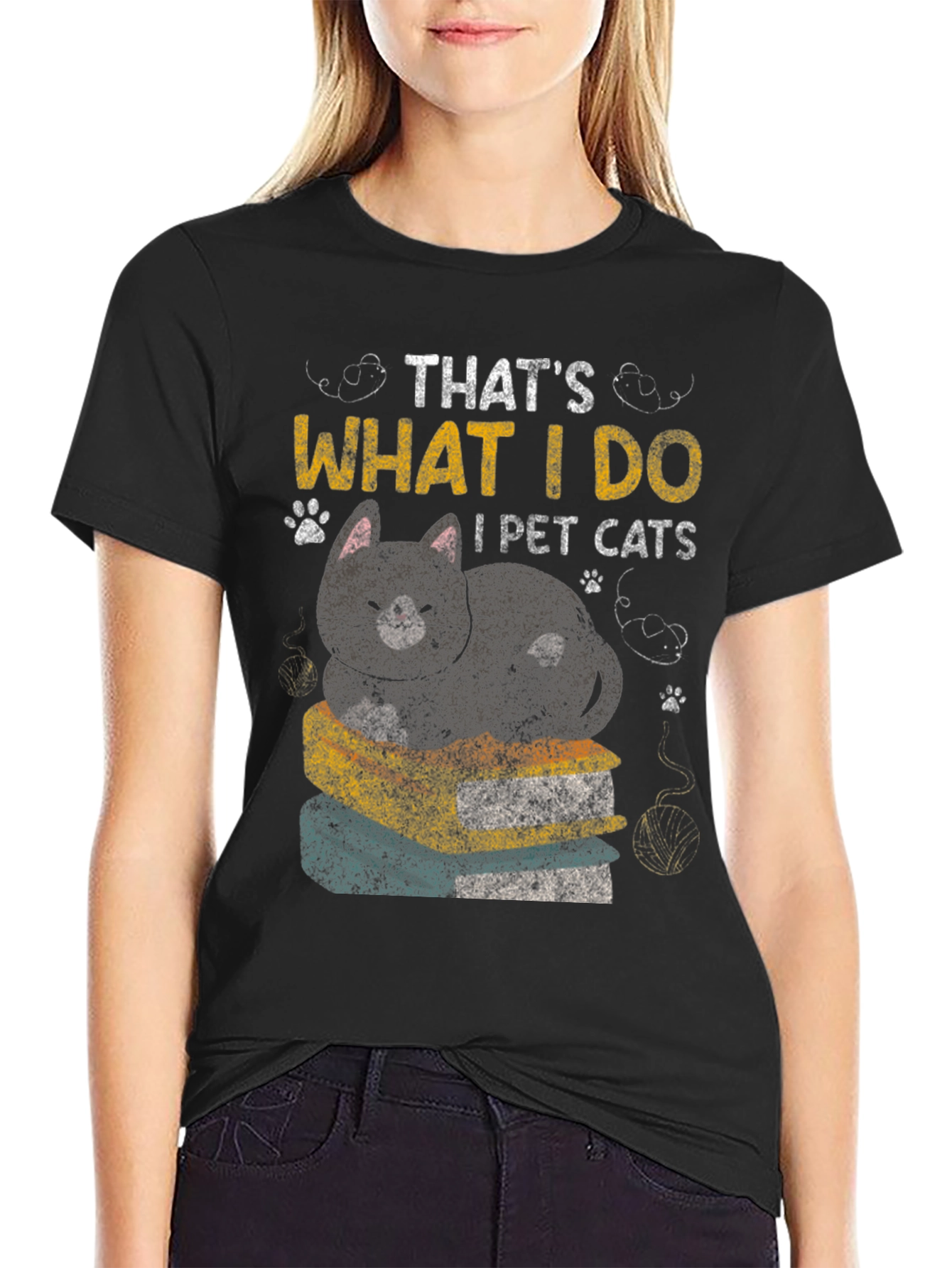 Thats What I Do I Pet Cats T-Shirt