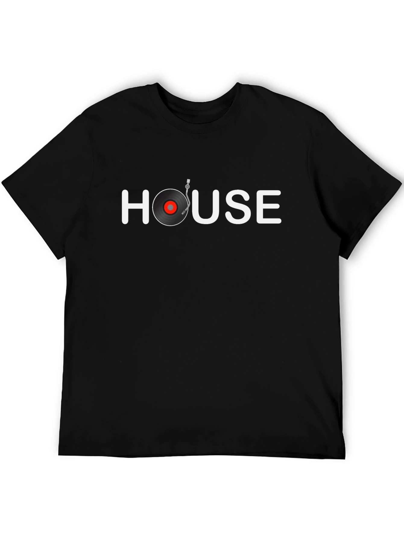 House Music DJ Turntable Graphic T-Shirt