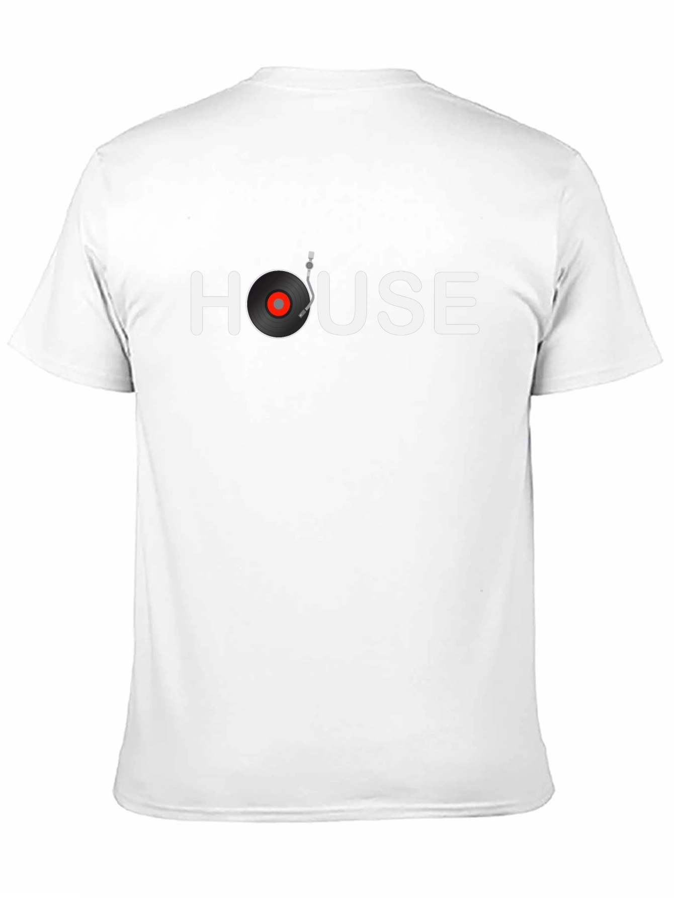 House Music DJ Turntable Graphic T-Shirt