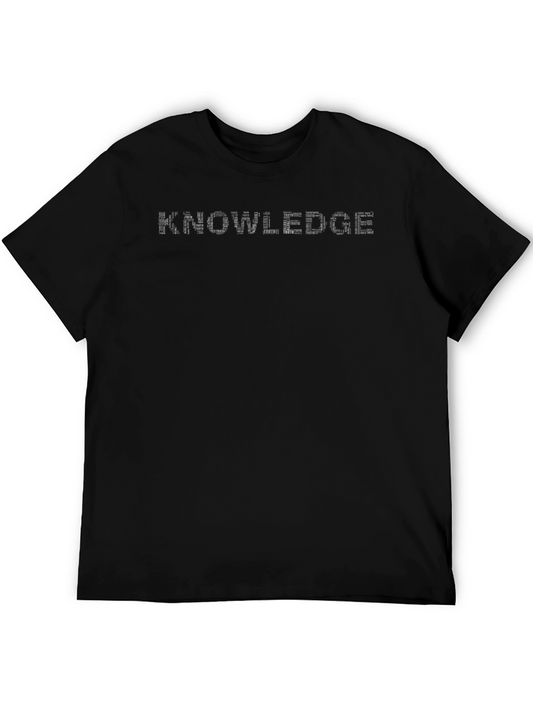 Knowledge Tee - Word Art Shirt