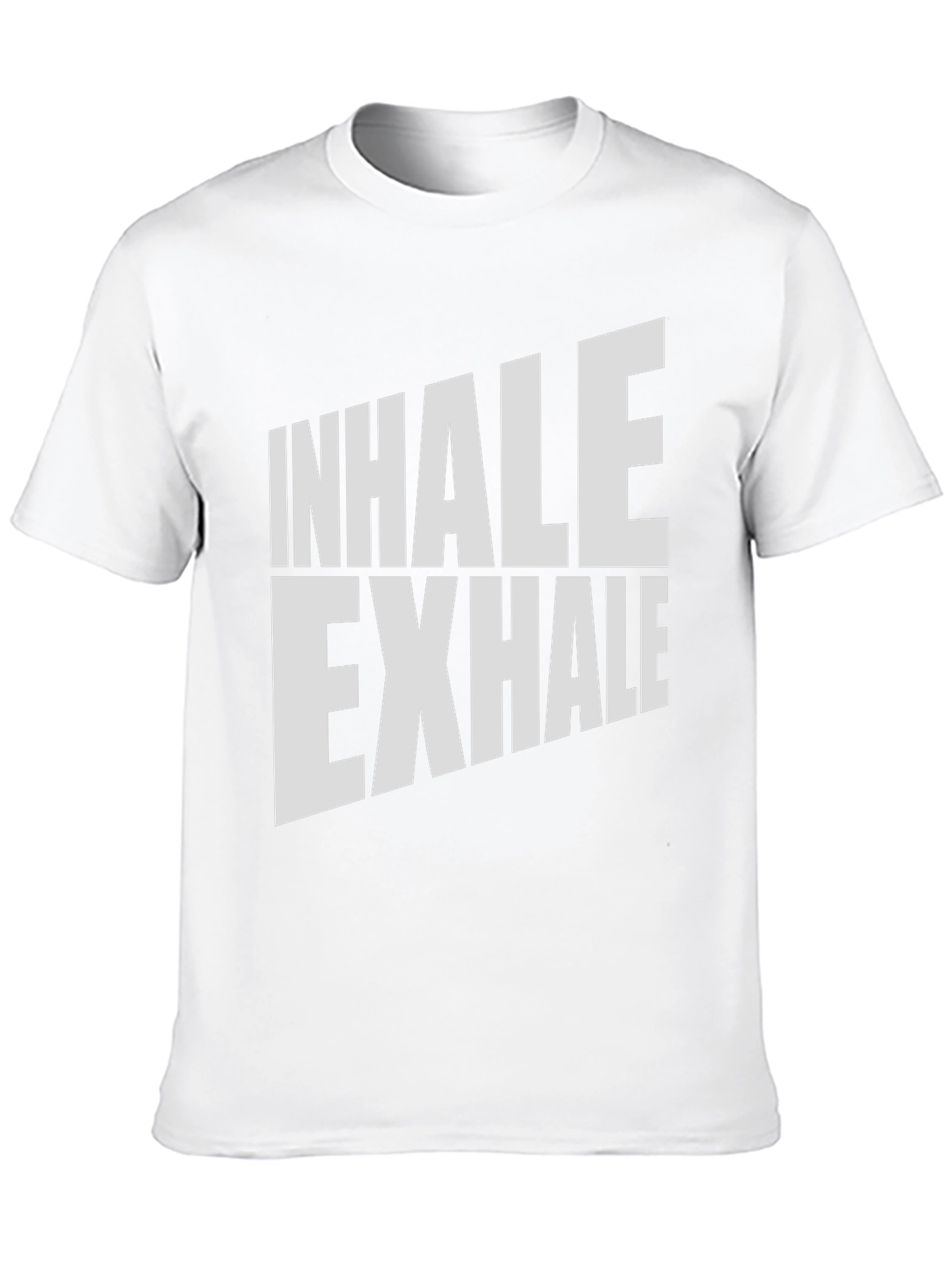 Inhale Exhale Graphic T-Shirt - Black