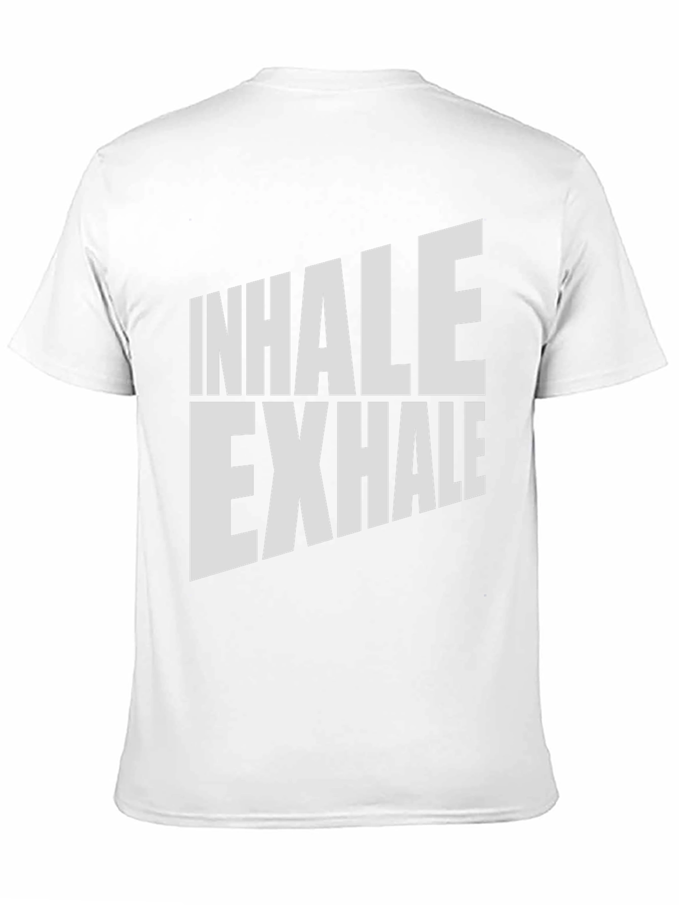 Inhale Exhale Graphic T-Shirt - Black