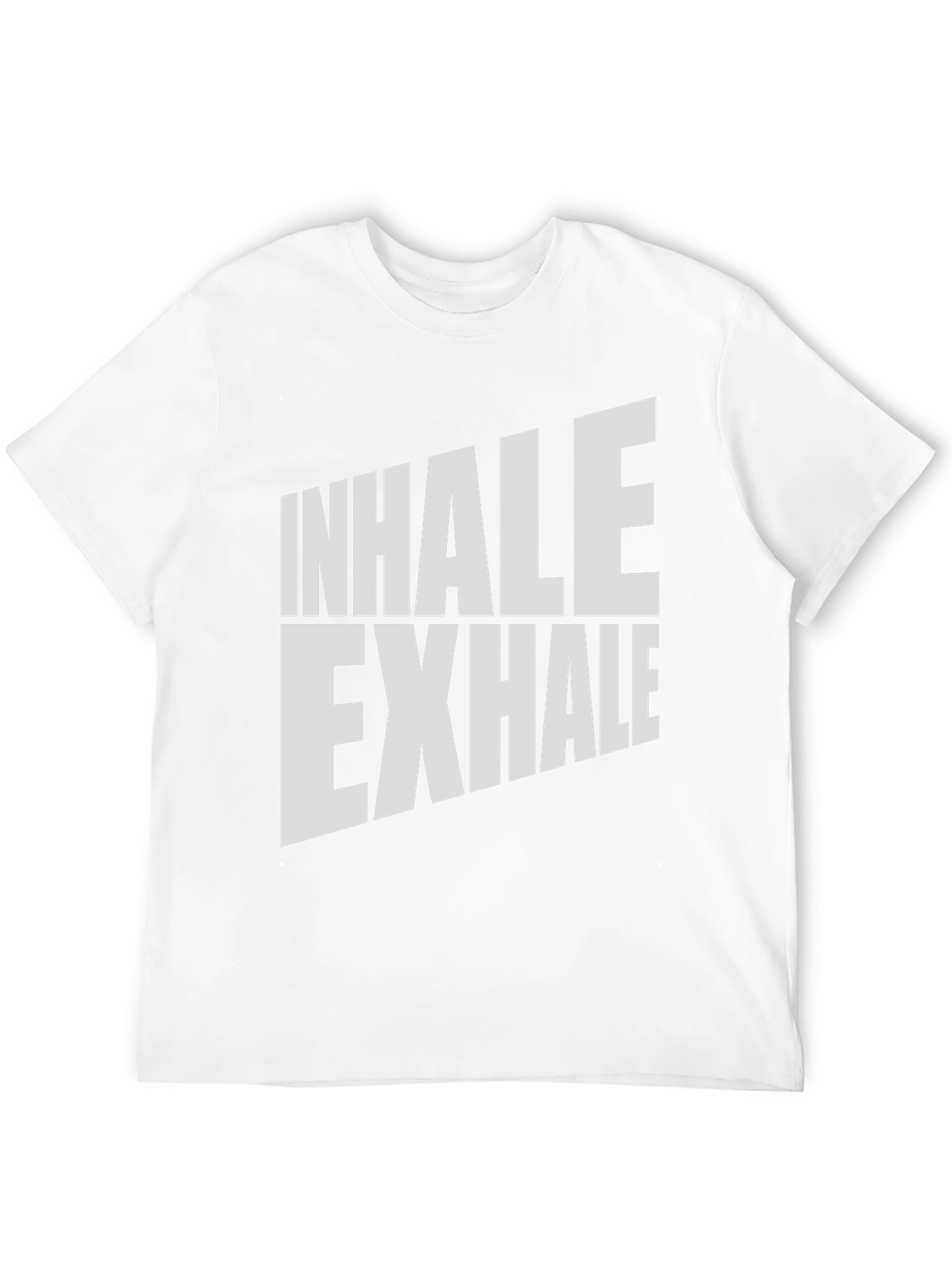 Inhale Exhale Graphic T-Shirt - Black