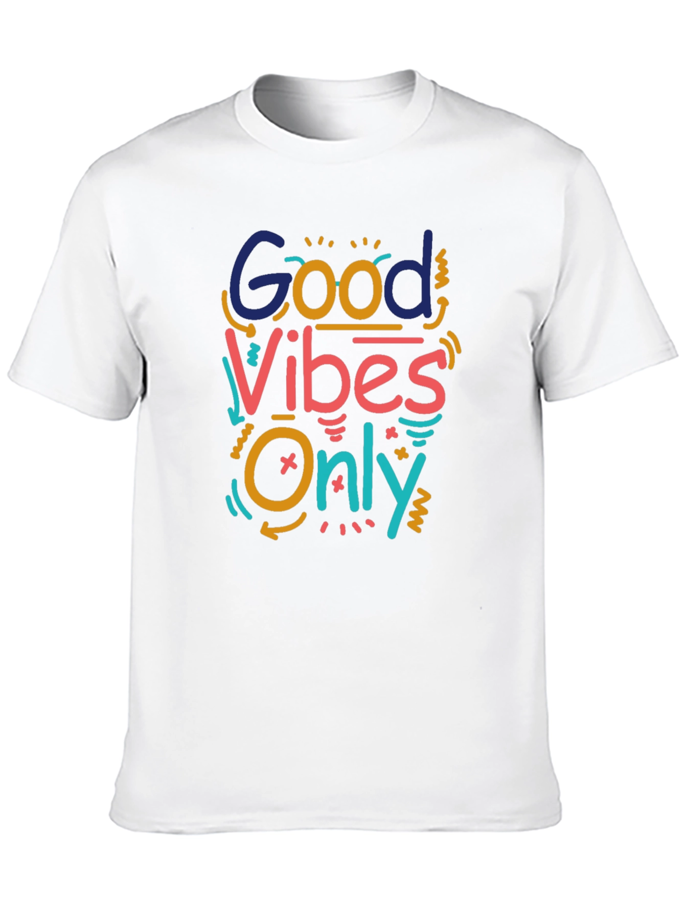 Good Vibes Only Graphic Tee - Black