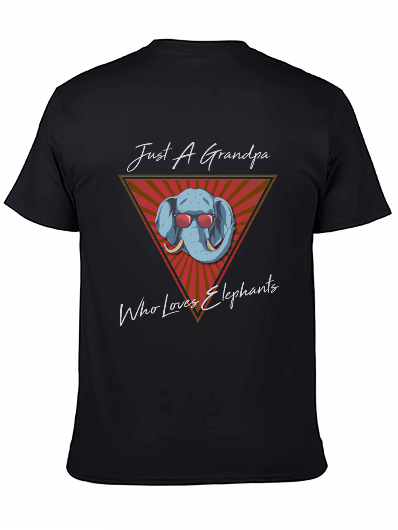 Just A Grandpa Who Loves Elephants T-Shirt