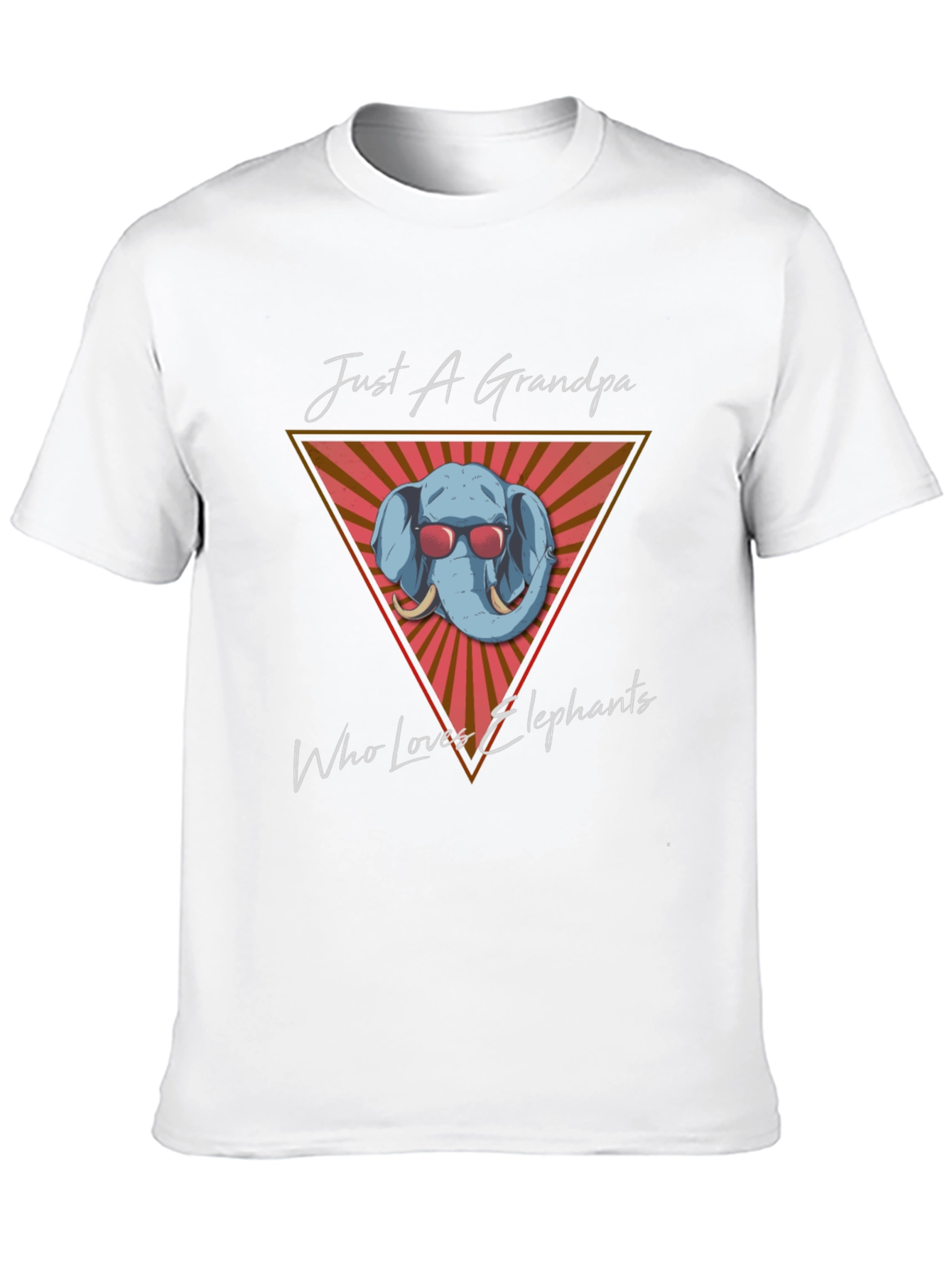 Just A Grandpa Who Loves Elephants T-Shirt