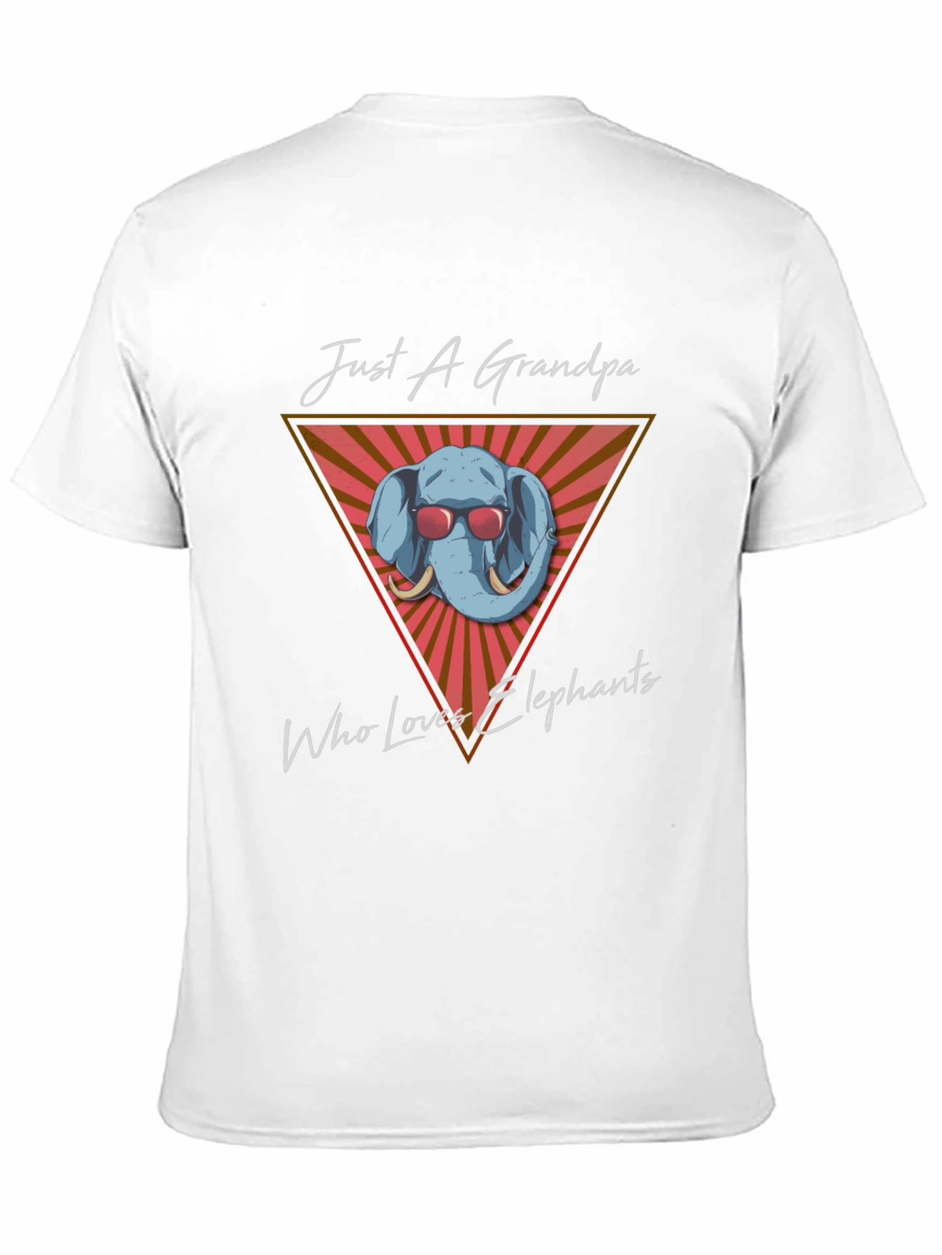 Just A Grandpa Who Loves Elephants T-Shirt
