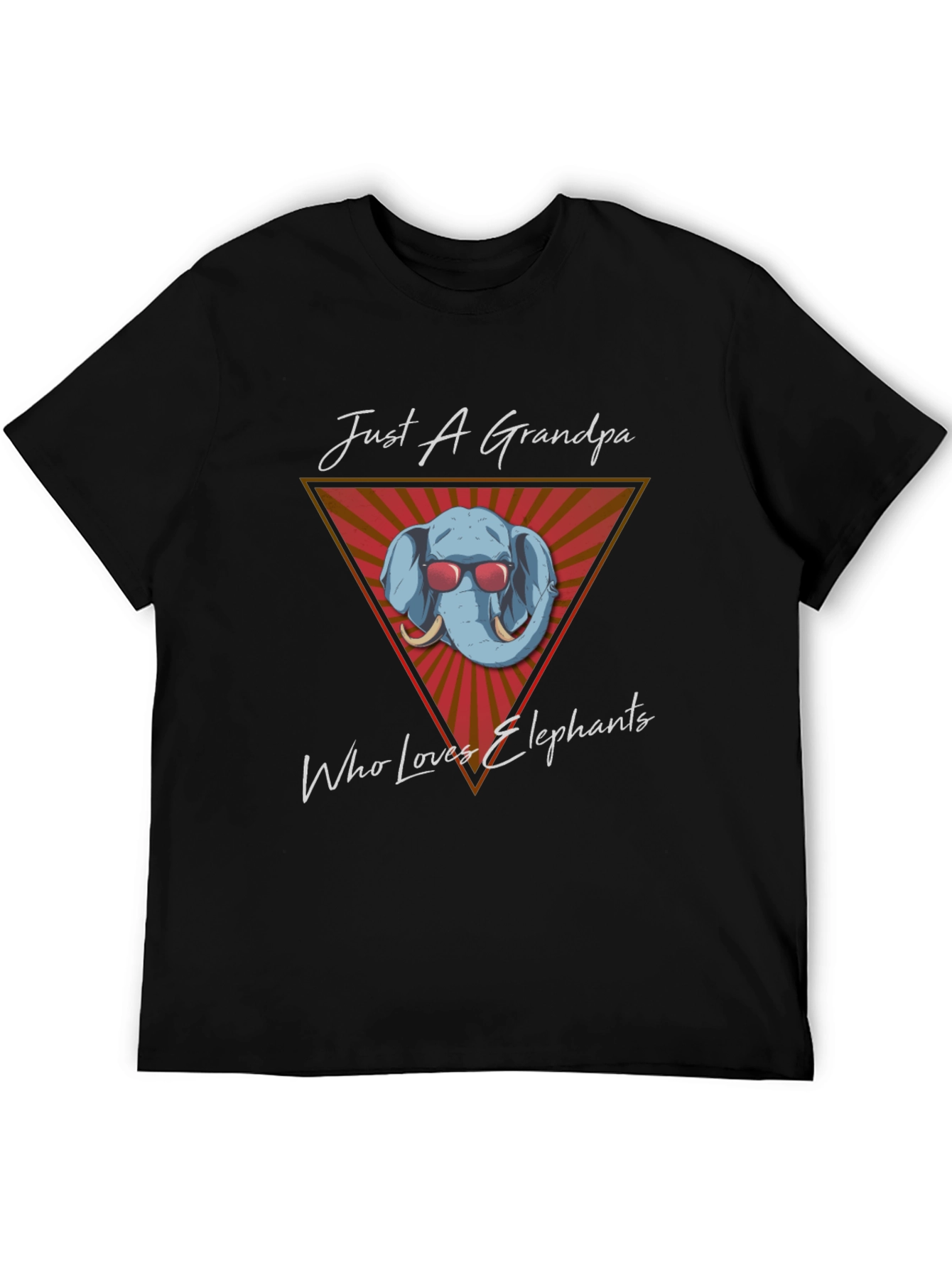 Just A Grandpa Who Loves Elephants T-Shirt