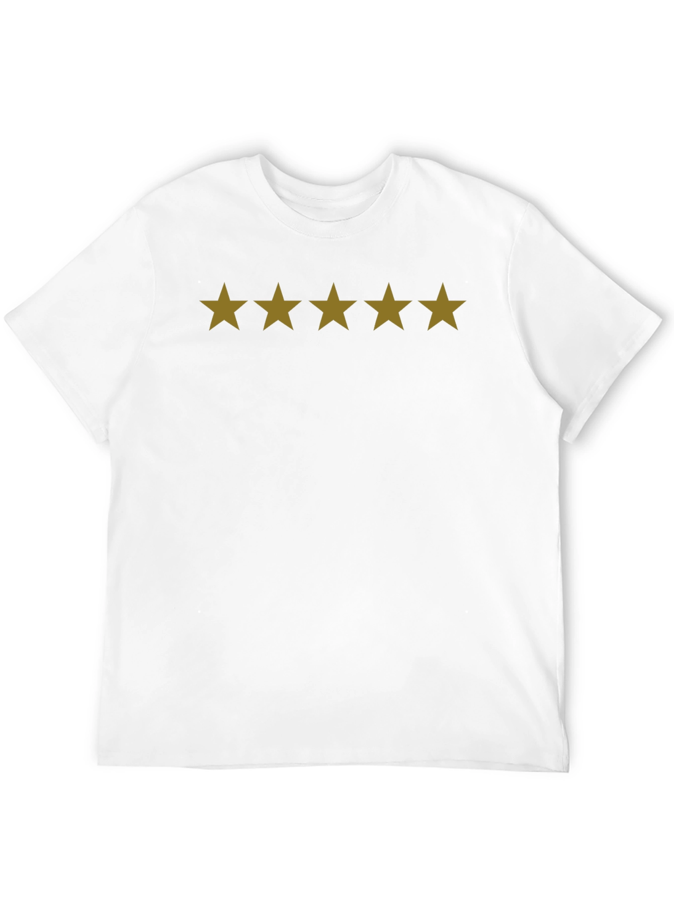 Five Star T-Shirt - Premium Quality Black Tee