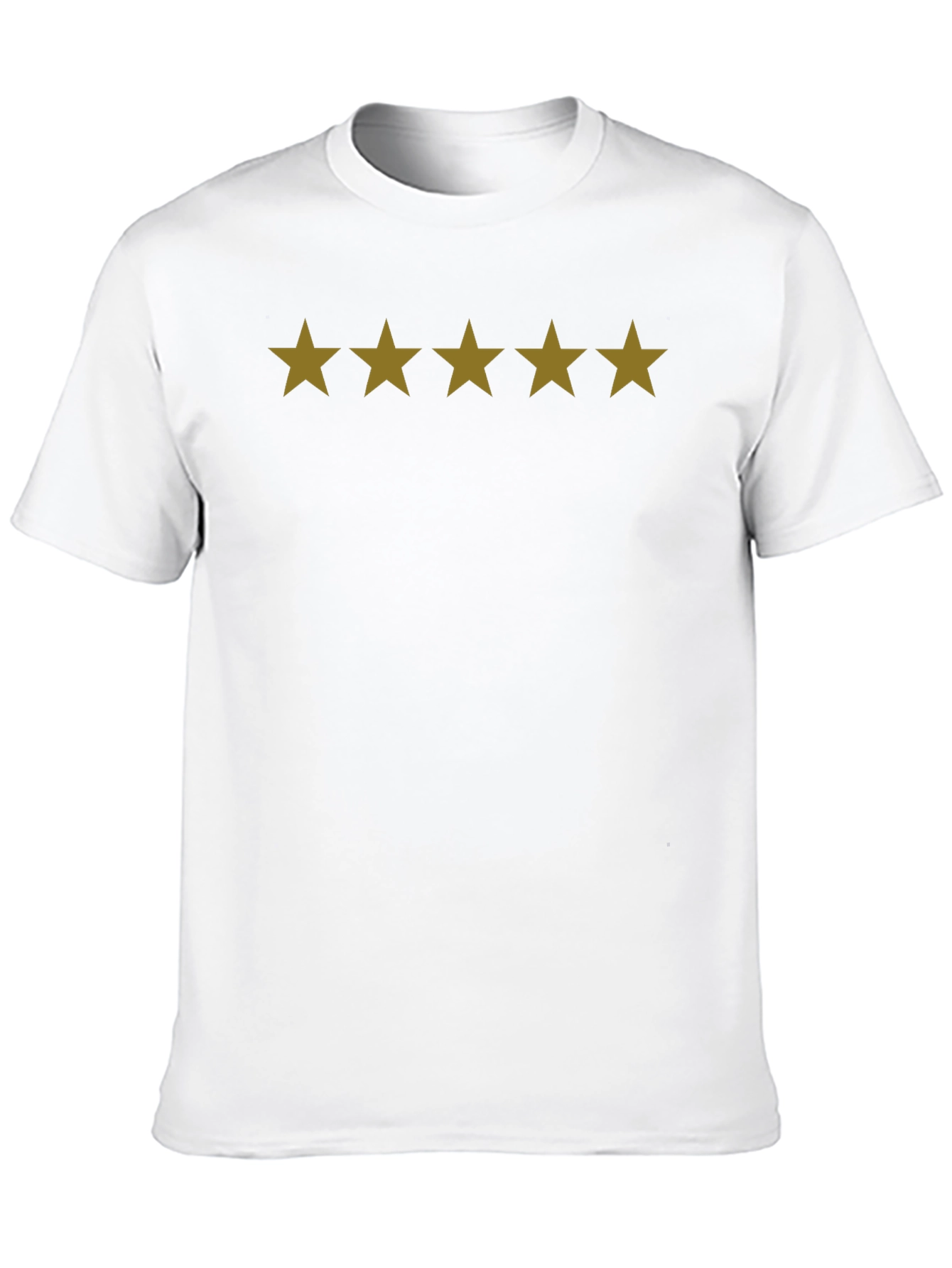 Five Star T-Shirt - Premium Quality Black Tee