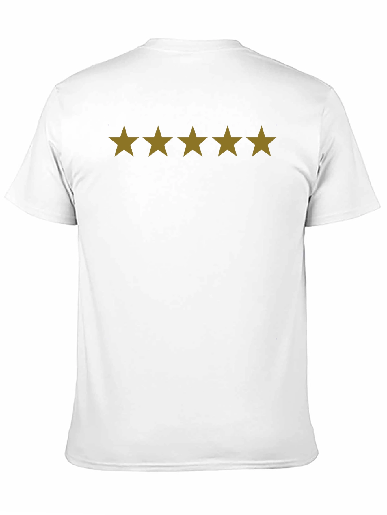 Five Star T-Shirt - Premium Quality Black Tee