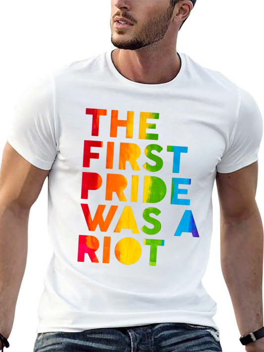 Pride Riot Tee - LGBTQ+ Rainbow Graphic T-Shirt