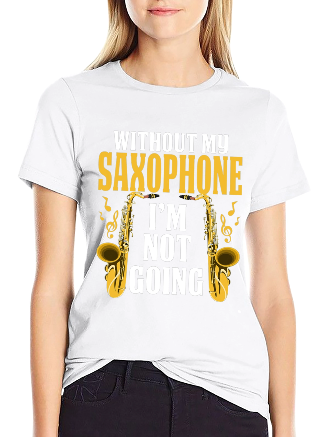 Saxophone Lover T-Shirt - Im Not Going