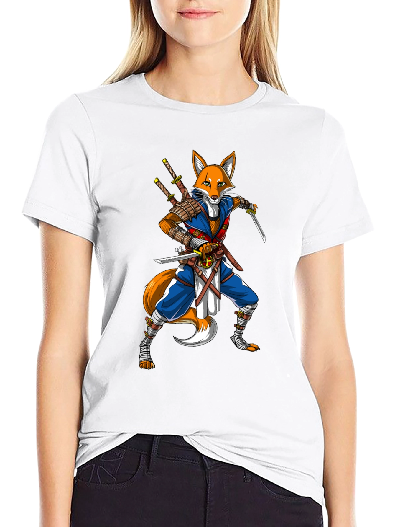 Ninja Fox Graphic T-Shirt - Unique Design