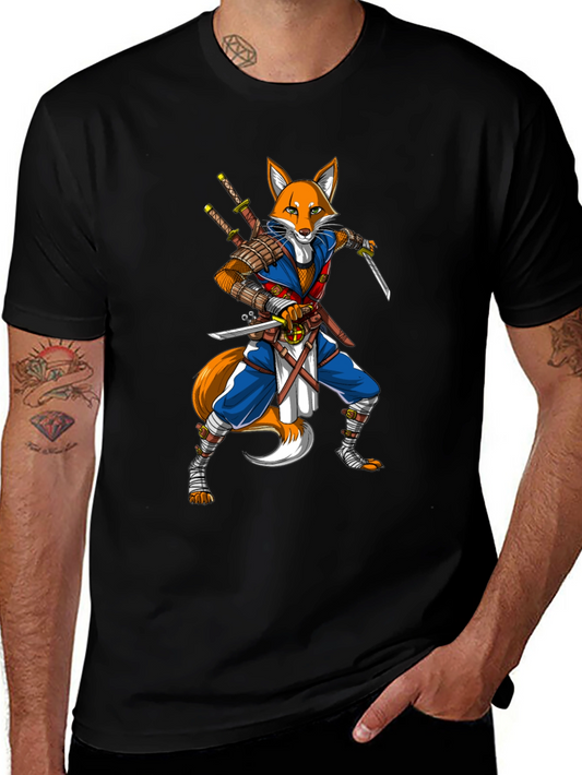 Ninja Fox Graphic T-Shirt - Unique Design