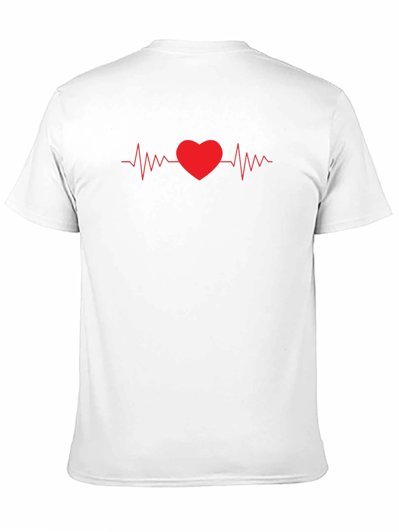Heartbeat Love Graphic Tee - Stylish Unisex T-Shirt
