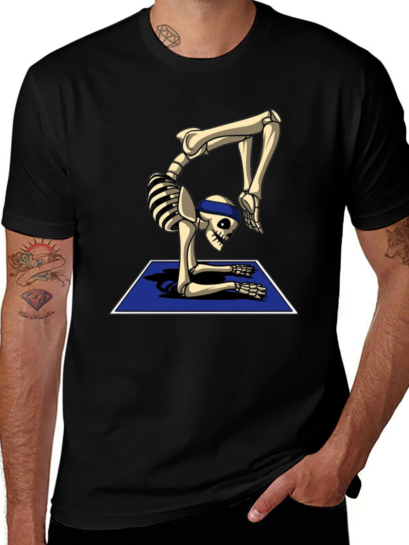 Yoga Skeleton T-Shirt - Flexible Bones!