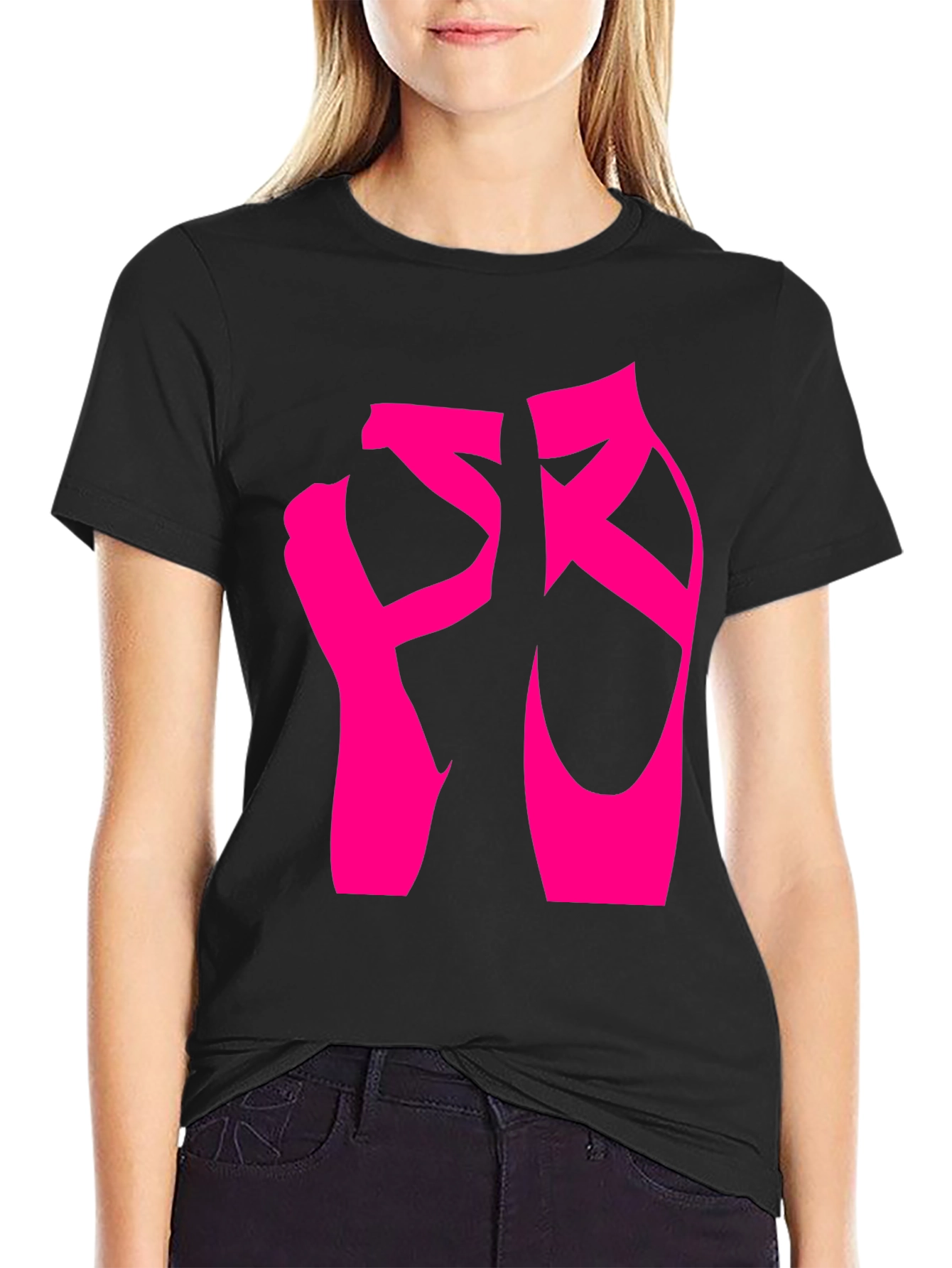 Ballet Shoes Graphic Tee - Dance Lover T-Shirt